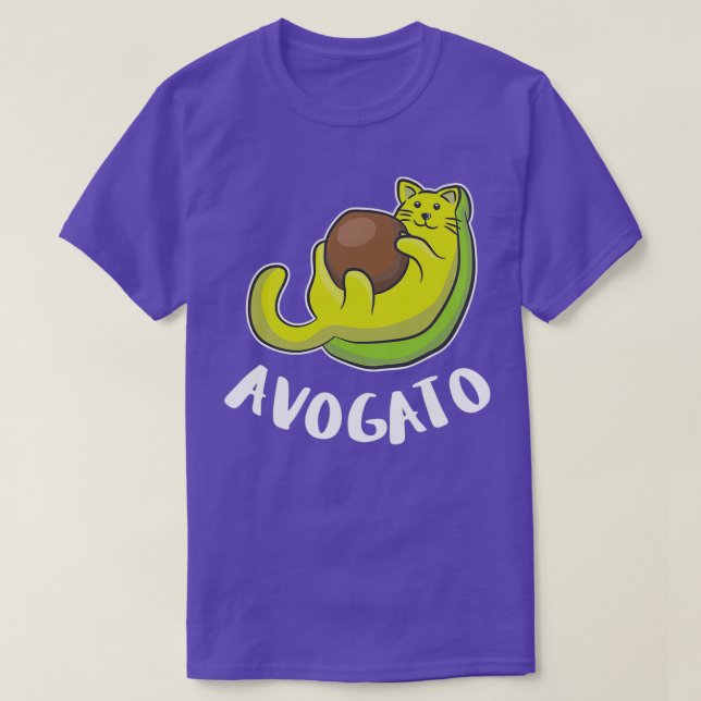 Katter som spelar upp katt Avocado Älskare Avogato T Shirt (Design framsida)
