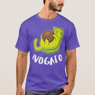 Katter som spelar upp katt Avocado Älskare Avogato T Shirt