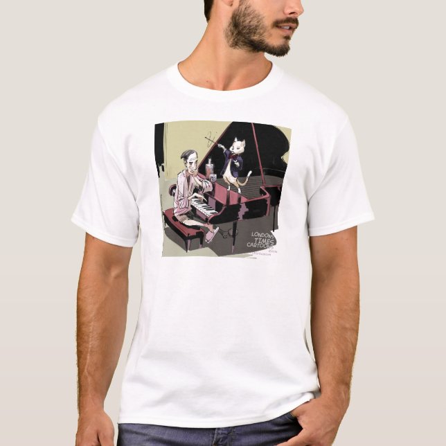Katter som tar över & styr allt Roligt Tee (Framsida)