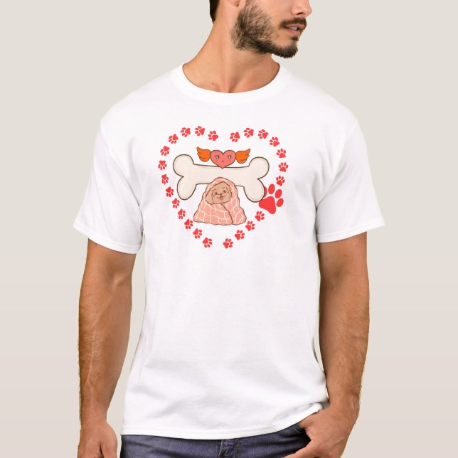 Katter Söt Typografi Kattälskare Design T Shirt (Framsida)