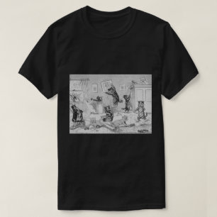 Katter Städning i Vår, Louis Wain Tee