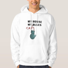 Katter styr hemma hos mig hoodie