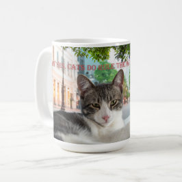 Katter styr världen kaffemugg