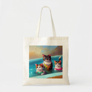 Katter Swimming Tygkasse