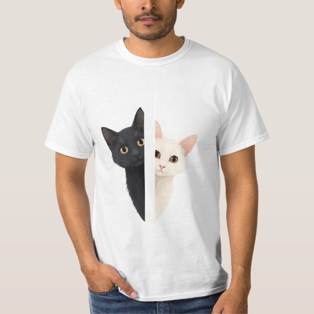 katter t shirt (Framsida)