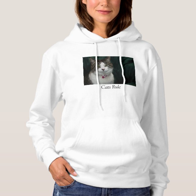 Katter Tittar på att du Tittar mig T Shirt (Framsida)