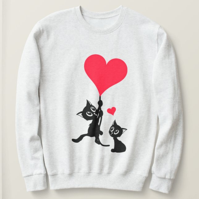 Katter Tröja – Söt & Mysig Stil (Design framsida)