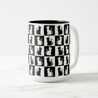 katter Två-Tonad mugg