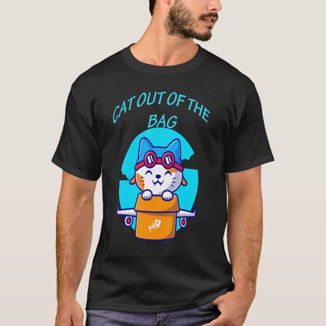 Katter utanför blocket t shirt (Framsida)