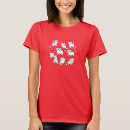 Katter Valentindagen T-Shirt