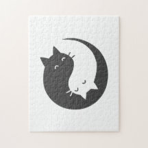 Katter Yin och Yang mandala - Välj bakgrundsfärg
