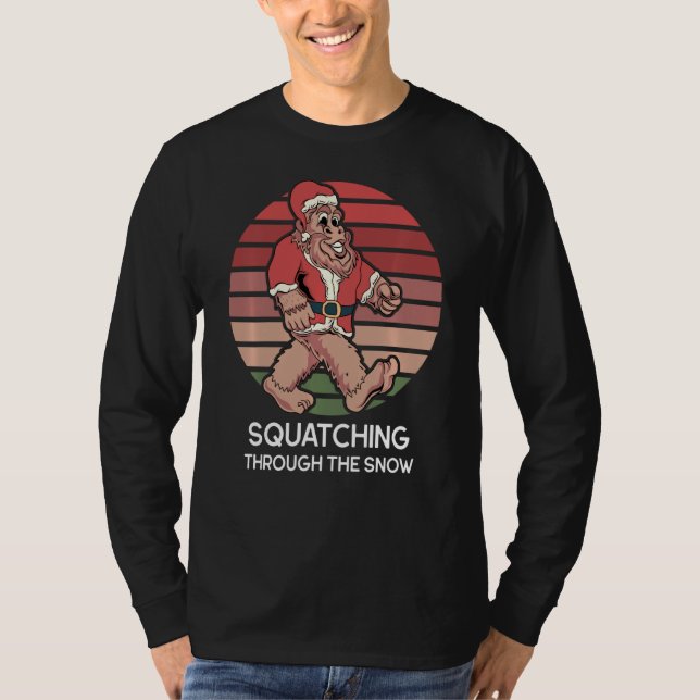 Kattera genom Snö-nun Sasquatch Kristus T Shirt (Framsida)