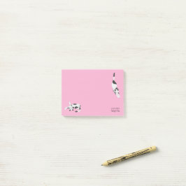 Katterna från cadstudios Rosa Post-it Block