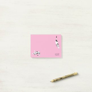 Katterna från cadstudios Rosa Post-it Block