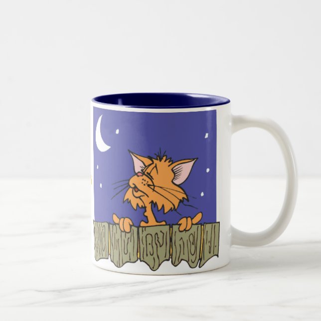 Katterna jamar Två-Tonad mugg (Höger)