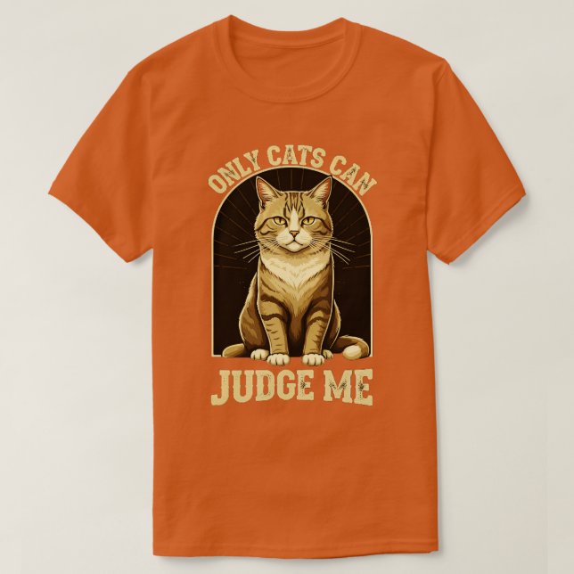 Katterna kan döma mig t shirt (Design framsida)