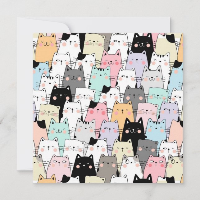 Katters Högtidskort Julkort (Framsida)