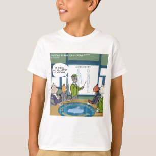 Katters Naturliga Fiende Roligt Tee Shirt