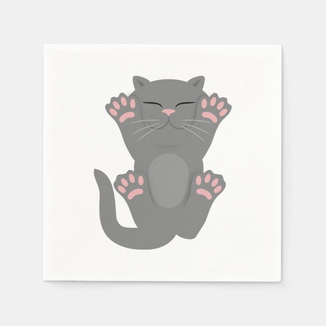 Kattespipande Pappersservett (Framsidan)