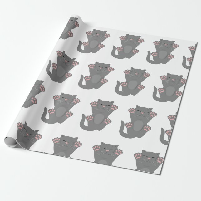 Kattespipande Presentpapper (Utrullad)