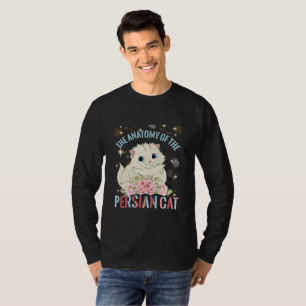 Kattestetik,den persiska kattens anatomi t shirt