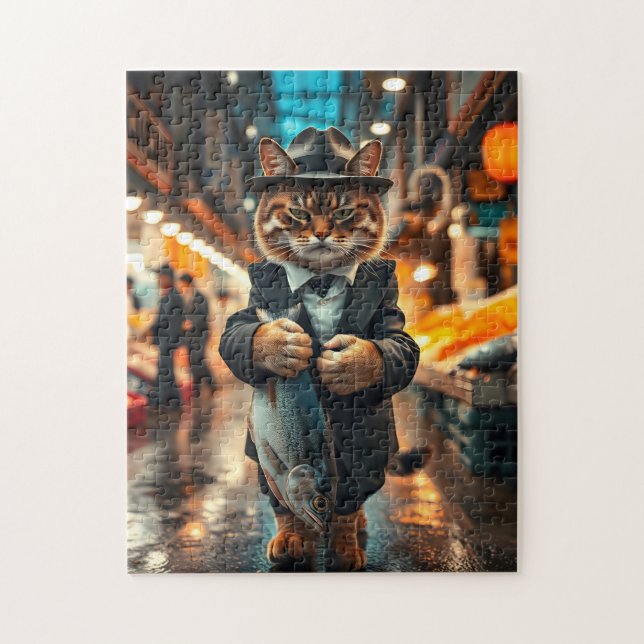 Kattfaderns Fångst Pussel (Vertikal)