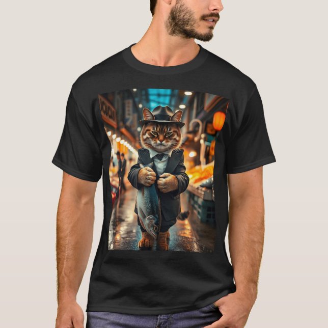 Kattfaderns Fångst T Shirt (Framsida)