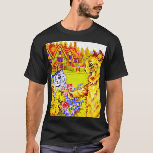 Kattfamiljen i Garden T Shirt