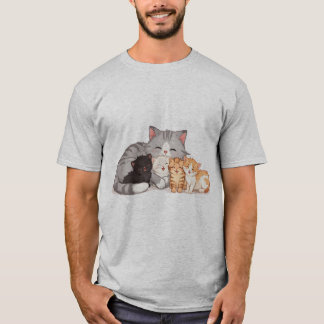 Kattfamiljens kram t shirt