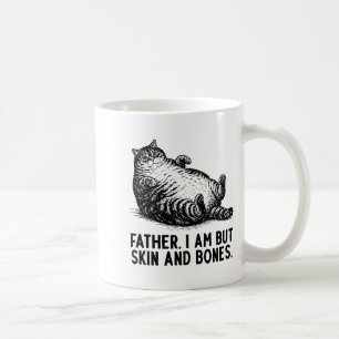 Kattfar jag är men skinn och ben kaffemugg