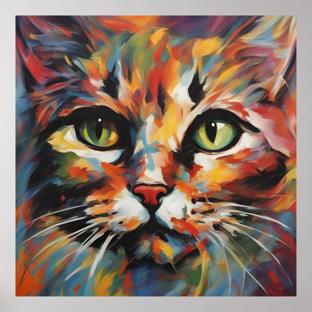 Kattfärg Poster (Framsidan)
