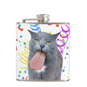 Kattfest har tagit tungan? fickplunta