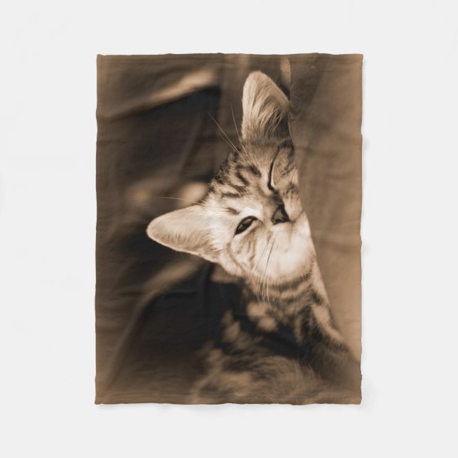 kattfilt fleecefilt (Framsidan)