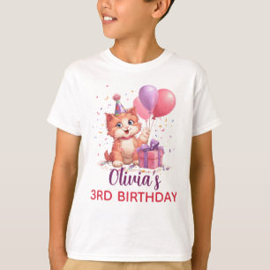 Kattfirande Födelsedag T Shirt