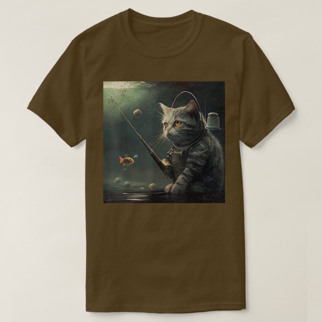 Kattfiskeområde T Shirt (Design framsida)