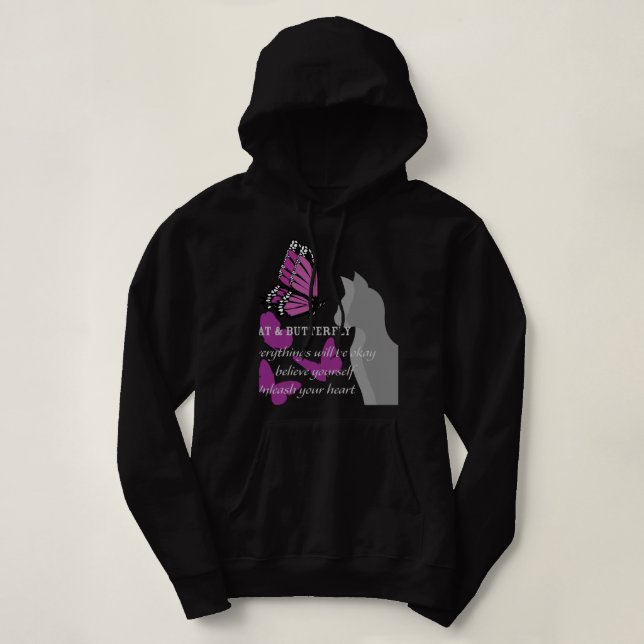 &Kattfjäril T Shirt (Design framsida)