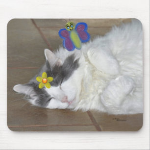 Kattfjärilsblomma Mousepad Musmatta
