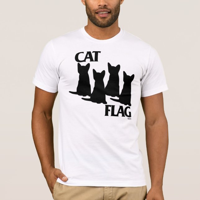Kattflagga T-shirt (Framsida)