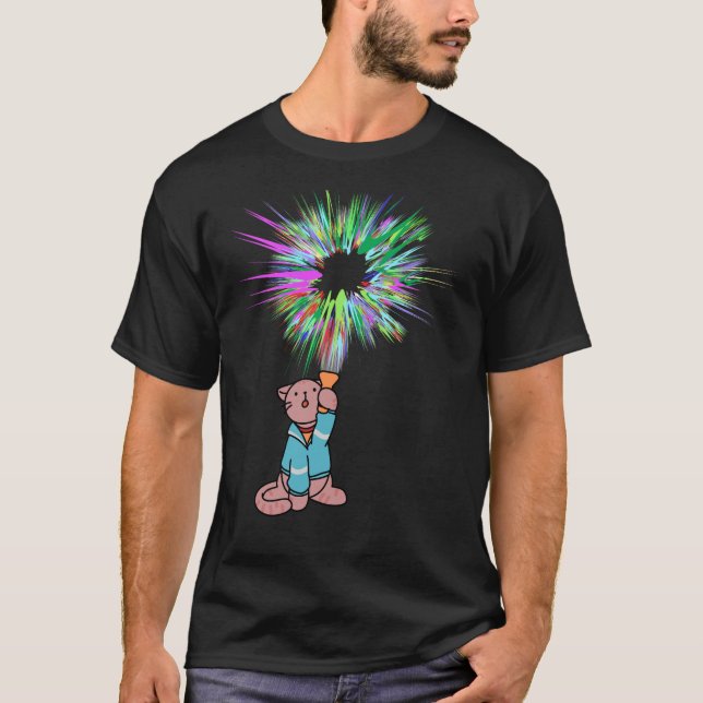 Kattflashlight T Shirt (Framsida)