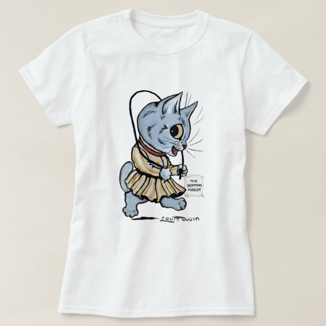 Kattflicka, Louis Wain T-shirt (Design framsida)
