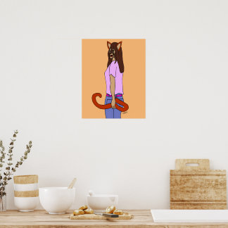 kattflicka poster