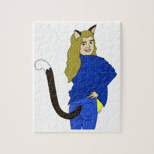 kattflicka pussel