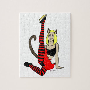 kattflicka pussel