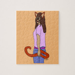 kattflicka pussel