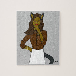 kattflicka pussel