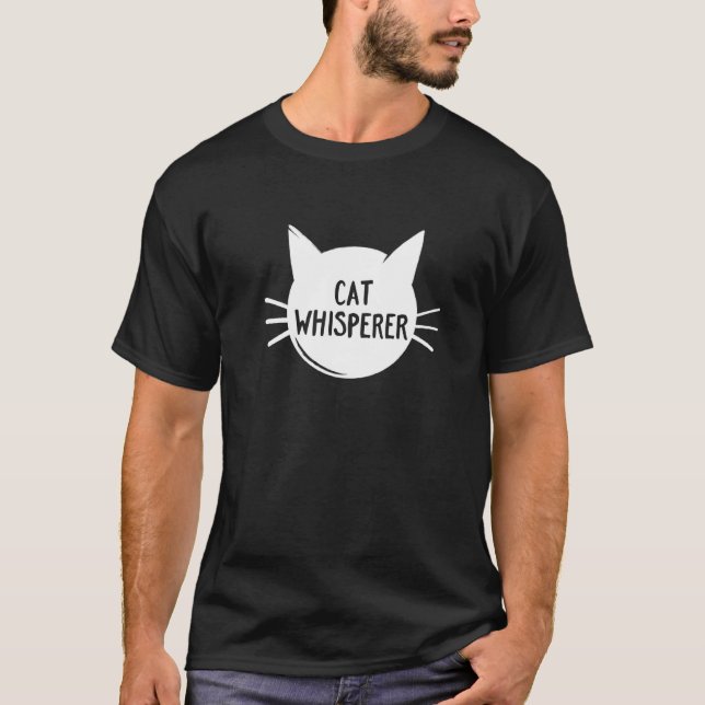 Kattflüsterare Premium T Shirt (Framsida)