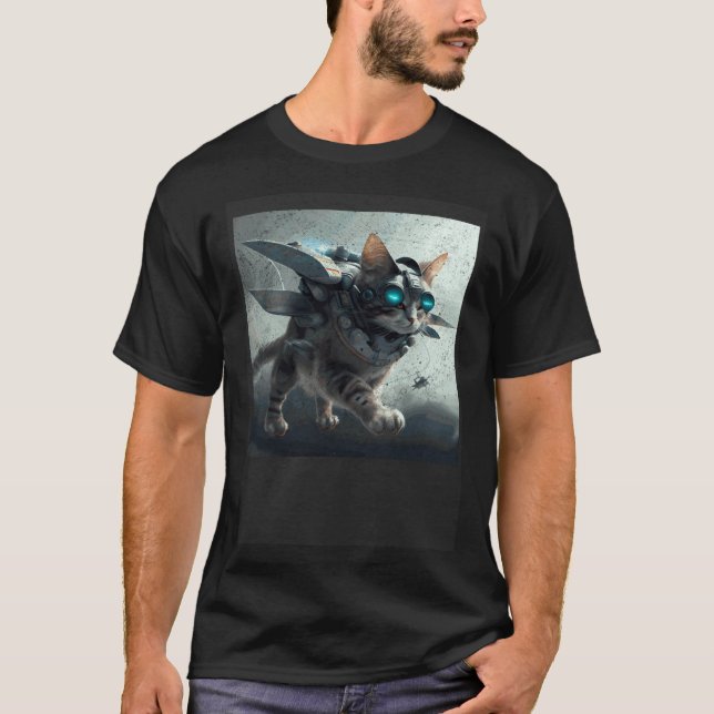 Kattflygande krig t shirt (Framsida)