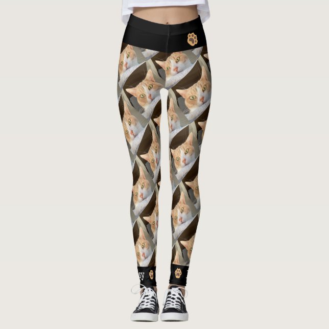 Kattfoder Leggings (Framsida)