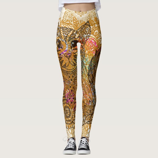 Kattfoder Leggings (Framsida)