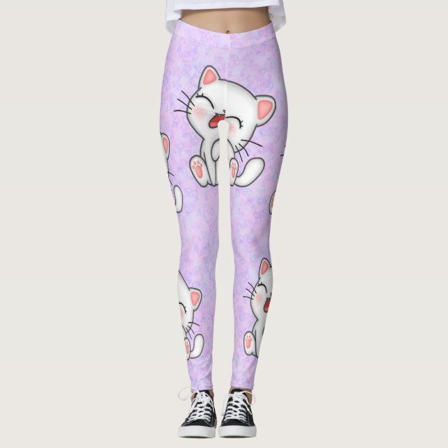 Kattfoder Leggings (Framsida)